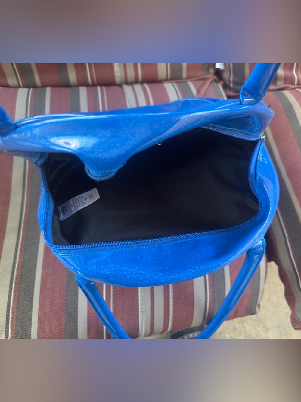 M&M'S Blue Round Logo Tote Bag - Picture 3 of 3